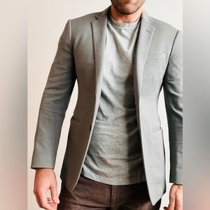 Burberry Grey Men’s stretch blazer